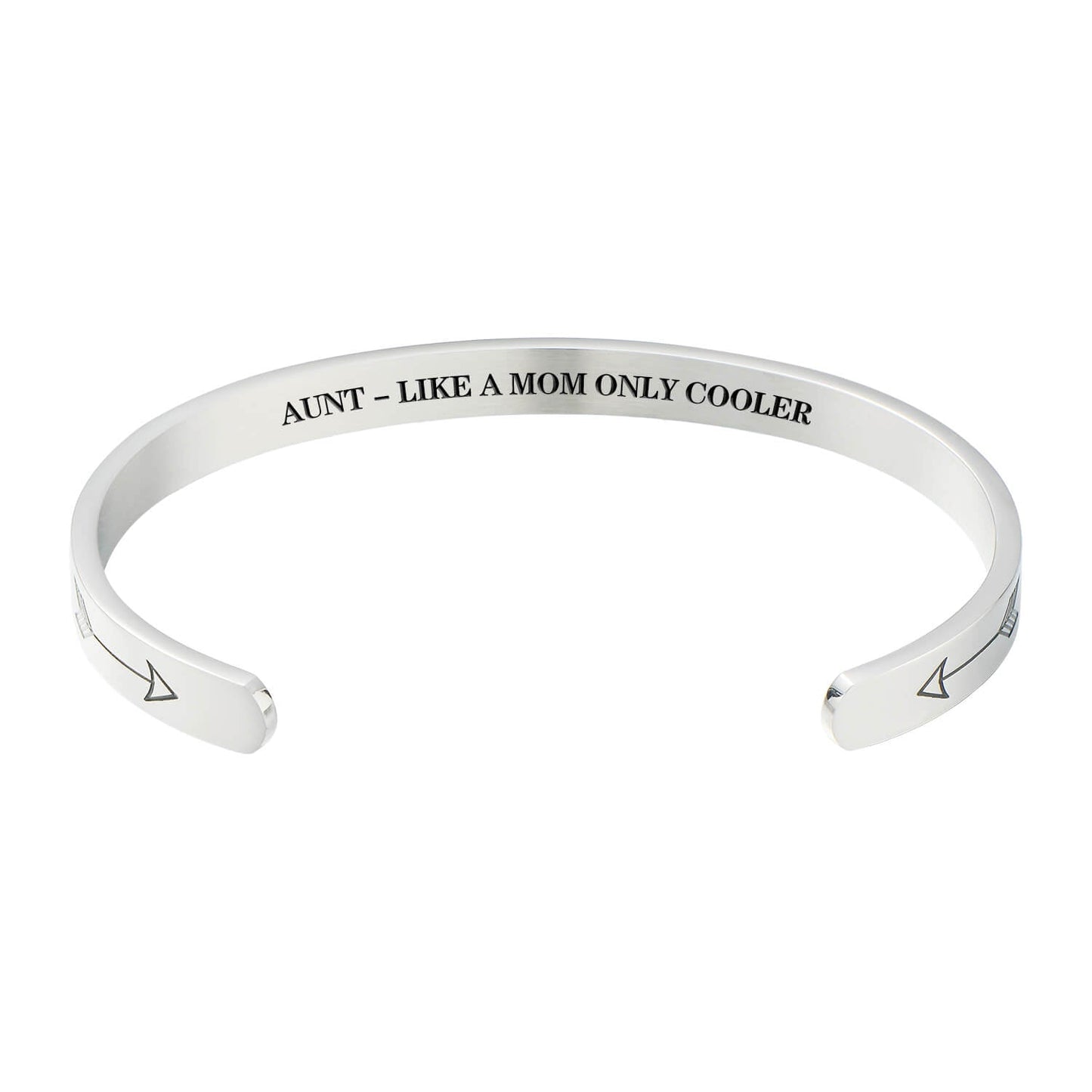 Aunt - Like A Mom Only Cooler Bracelet,Auntie Gifts from Niece Nephew,Aunt Jewelry