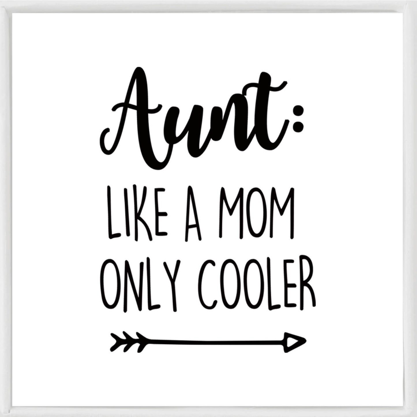 Aunt - Like A Mom Only Cooler Bracelet,Auntie Gifts from Niece Nephew,Aunt Jewelry
