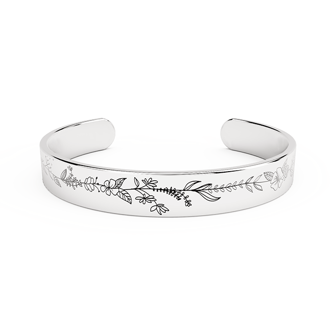 "I am the storm" Silver-plated Bracelet | Graduation Gift | Inspirational Gift