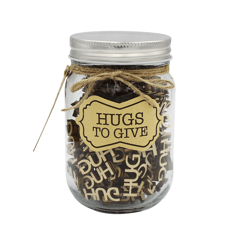 Hugs to Give (12oz) Gift Jar - Encouragement Gift