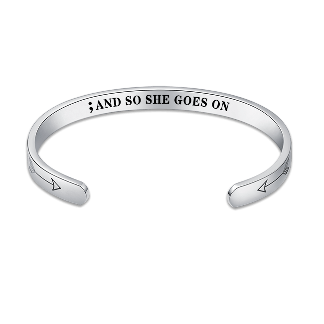 And She Goes On Bracelet